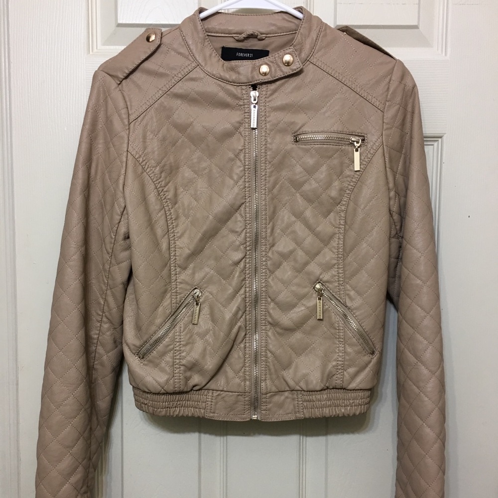 Faux Leather Jacket